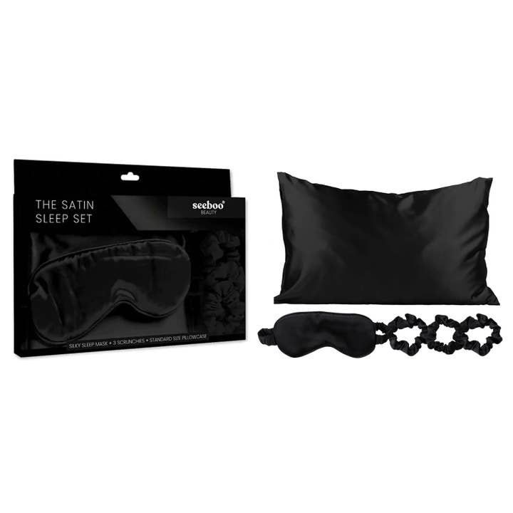 seeboo – Fronha de cama/decorativa por atacado – Conjunto de Dormir em Cetim para Alívio do Stress - APOIA A SAÚDE MENTAL (Cópia)1