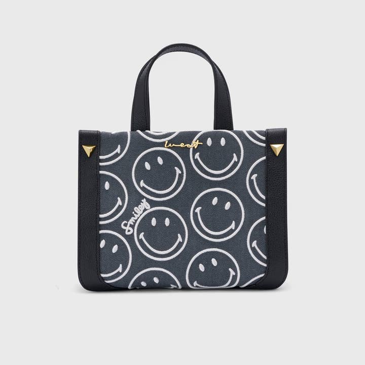 WEAT – Großhandel Tragetasche – Damen – Mini-Tasche Smiley® Schwarz