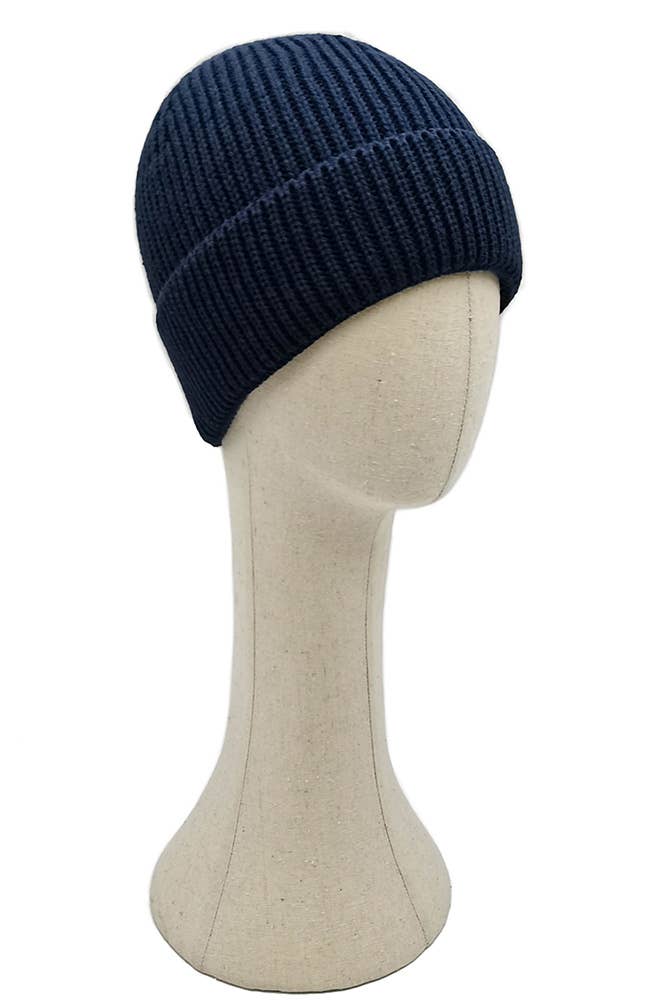 Hana - Wholesale Beanie - Women's - Solid Color Ribbed Knit Cuff Beanie3