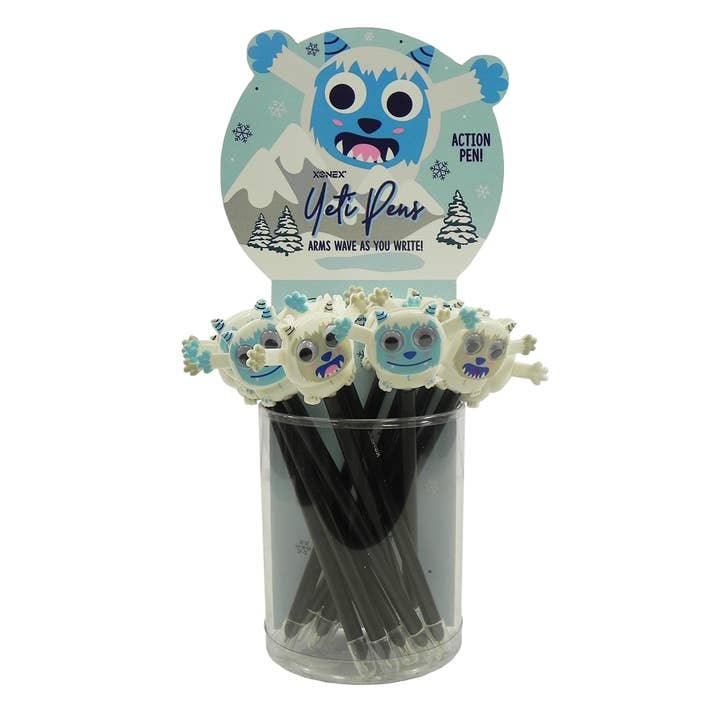Yeti Pens 1 Display of 24 Pieces for wholesale by Xonex