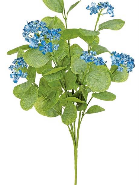 Wild Viburnum Bush, 22", Blue, for wholesale by Select Artificials, Inc.