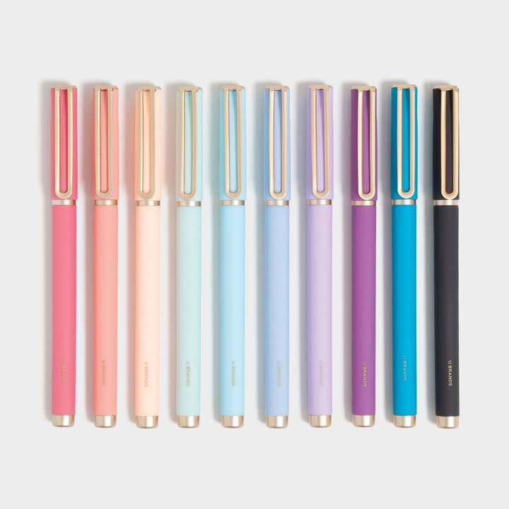 U Brands - Wholesale Pen - U Brands Pastel Brights The Catalina Felt Tip Pens, Colored Ink, 10 CT Assorted Colors0