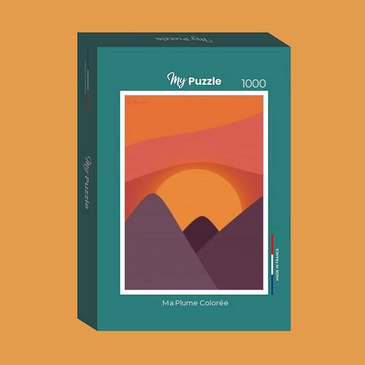 Puzzle Sonnenaufgang über den Hügeln für den Großhandel von Ma Plume Colorée