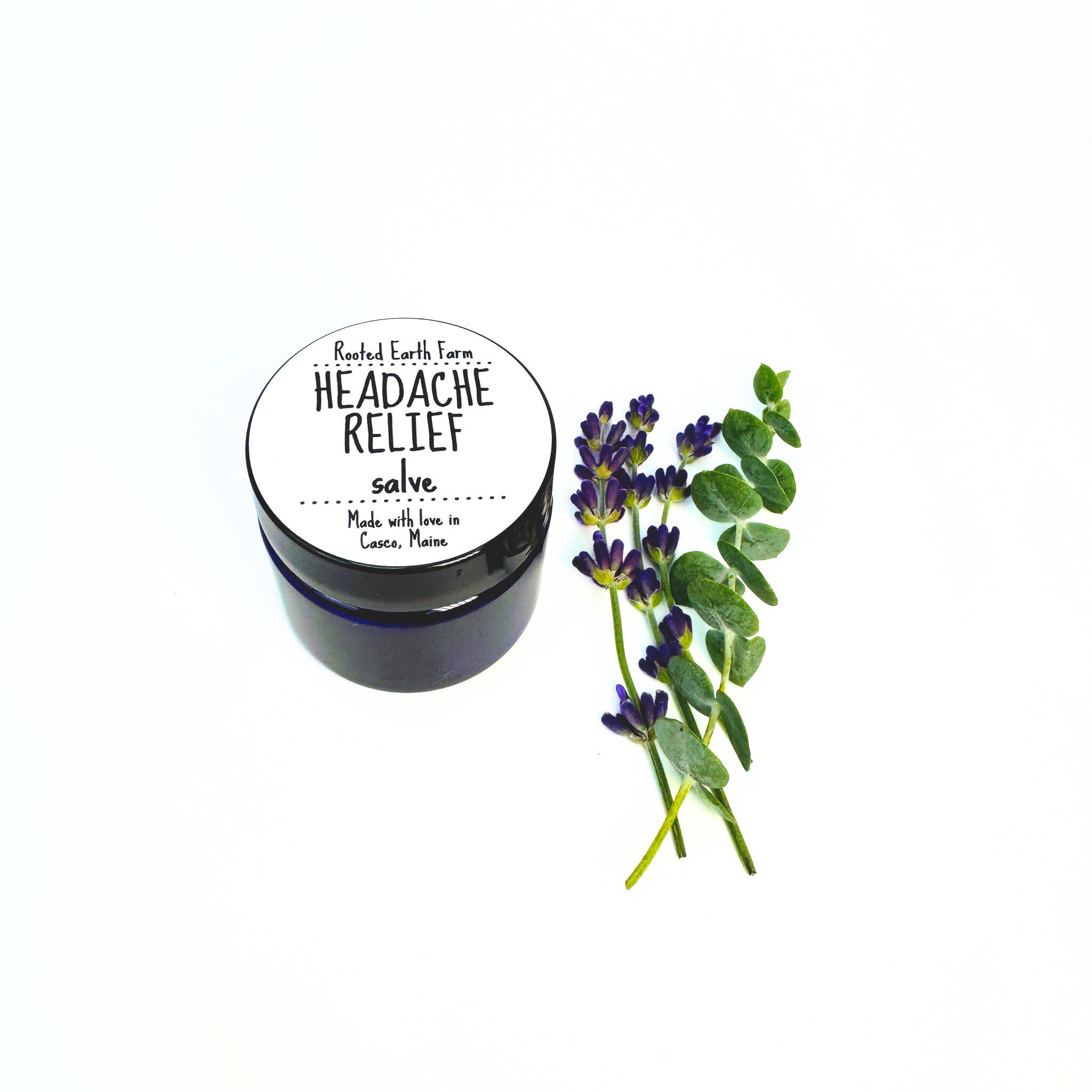 Rooted Earth Farm + Apothecary - Wholesale Healing Salve/Balm/Cream - Headache Relief Salve - 4 Size Options1