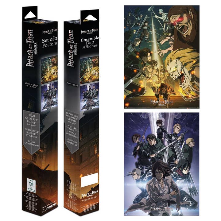 Pyramid International - Wholesale Poster - Attack On Titan (S4) Poster Set