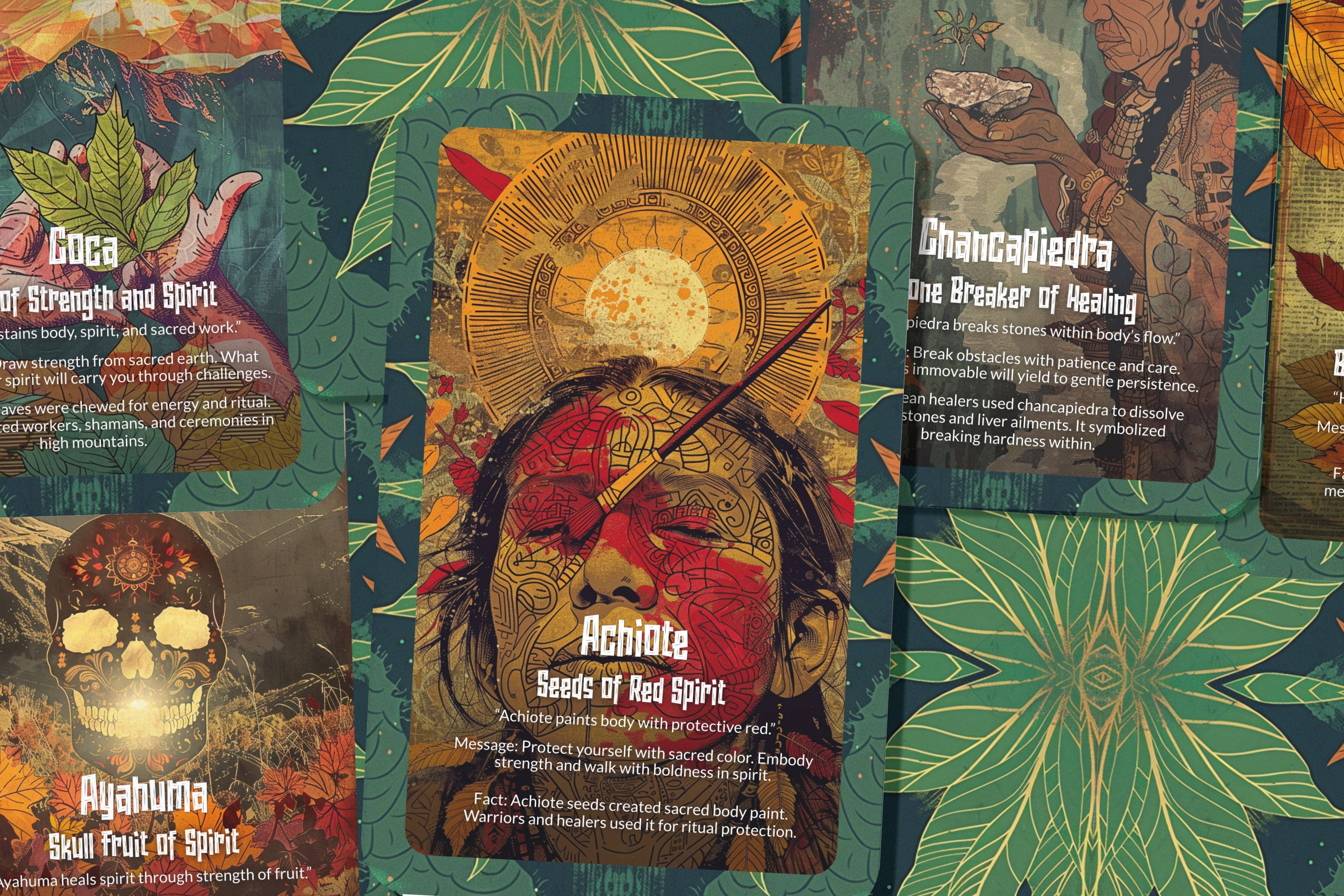 Ibiza Tarot USA - Wholesale Tarot Cards - Andean Herbs Mountain Medicine Oracle Deck – 22 Cards2