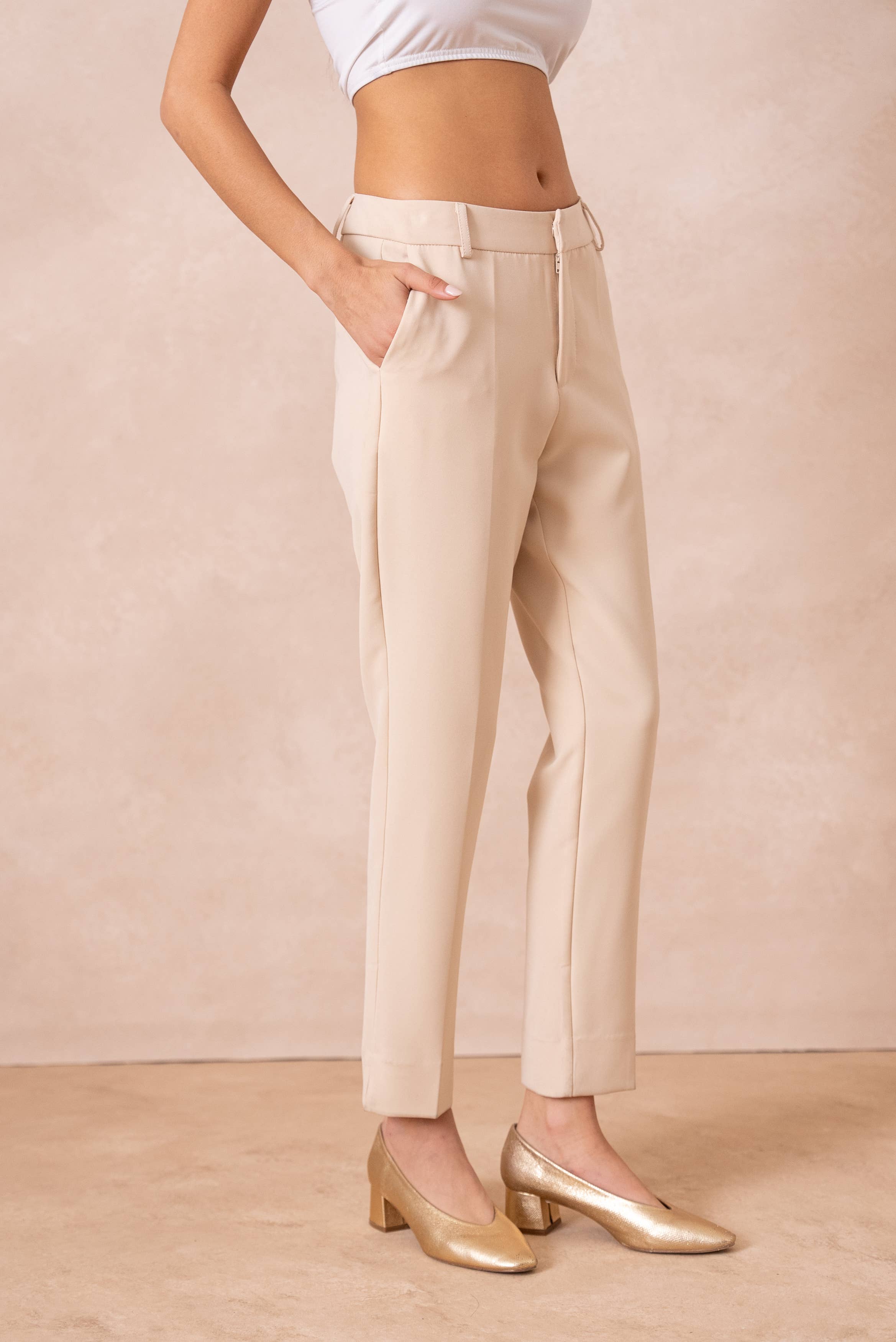 Attentif Paris - Venta al por mayor Pantalones - Mujer - Pantalones pitillo de talle alto [Signature]20