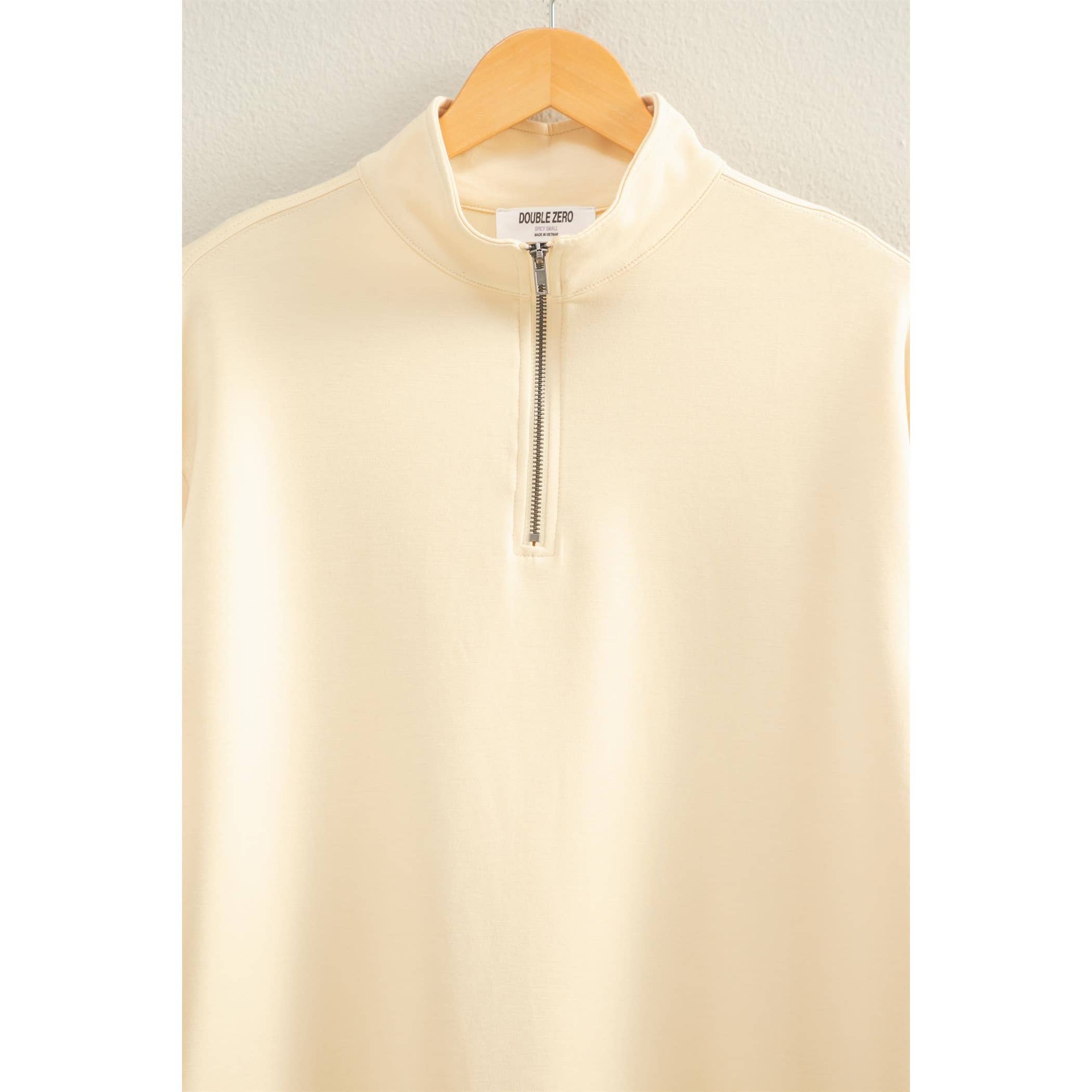 HYFVE - Wholesale Dress - Women's - Double Knit Half Zip Up Long Sleeve Mini Dress22