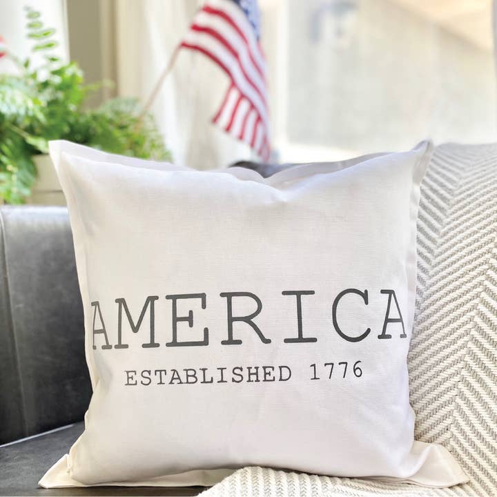 America Pillow for wholesale by Twelve Timbers