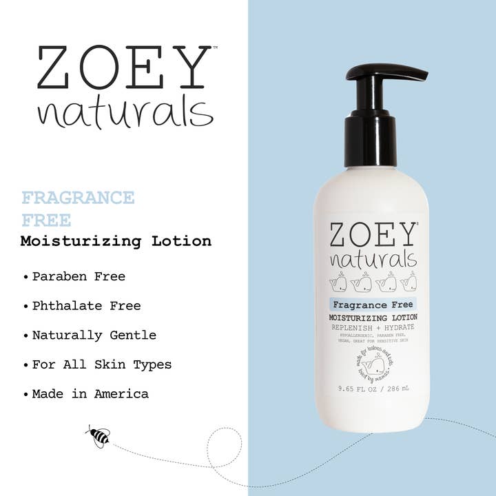 Zoey Naturals - Vente Crème/lotion pour le corps – bébé - Lotion Hydratante Sans Parfum - 9,65 oz9