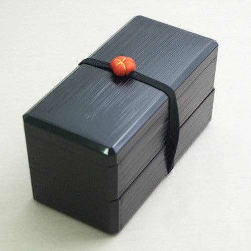 Kyoohoo LACQUER WARE Komachi Lunch Box Black for wholesale by Greeting Life America