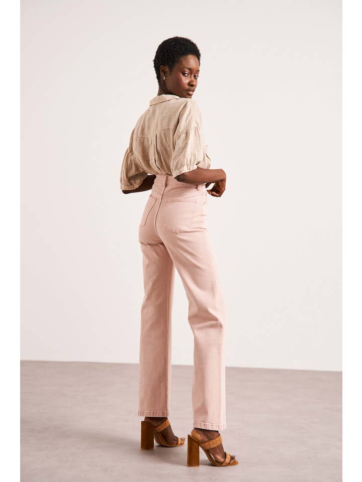 Oraije Paris - Vendita all'ingrosso Jeans - Donna - Jeans Barbara a gamba larga50