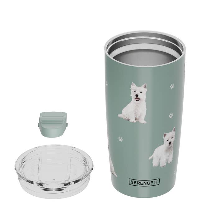 E&S Pets - Wholesale Insulated Mug/Tumbler - 3D Printed - Westie - Tumbler, Leak-Proof, Durable - 20 Oz