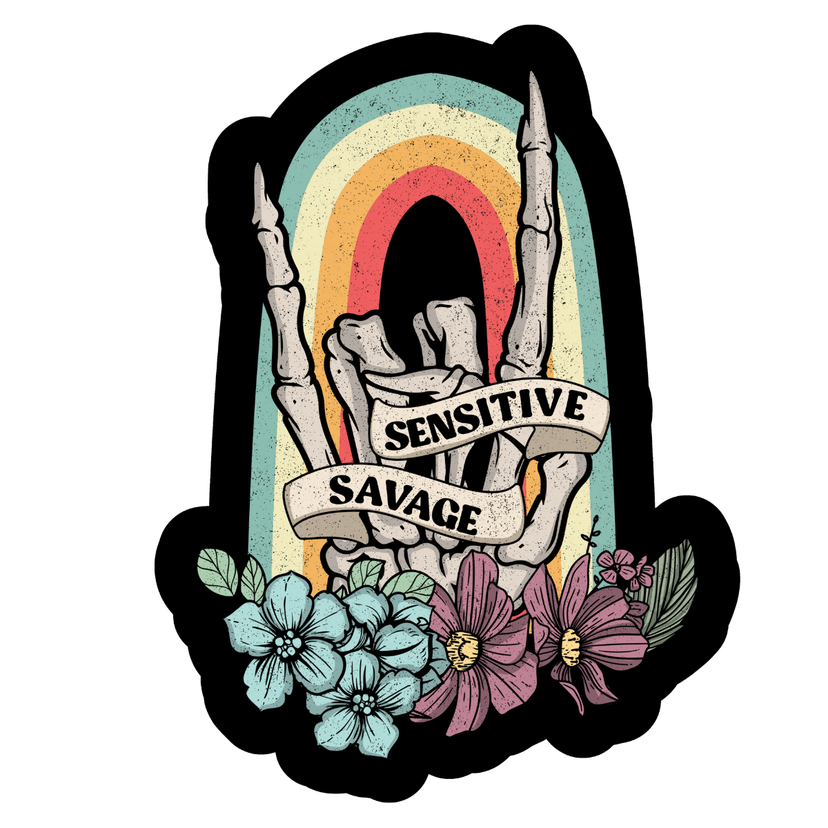 Stick to it creations - Wholesale Sticker - Sensitive savage sticker0