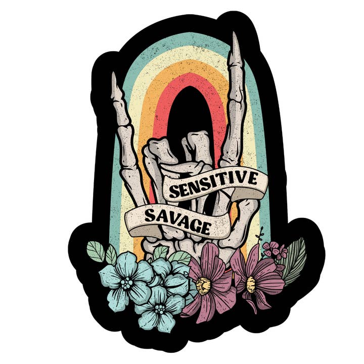 Stick to it creations - Wholesale Sticker - Sensitive savage sticker