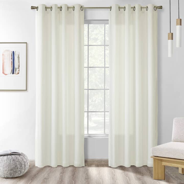 Rhapsody Lined Grommet Curtain Panel 104 x 63 in Multi for wholesale by Commonwealth Home Fashions
