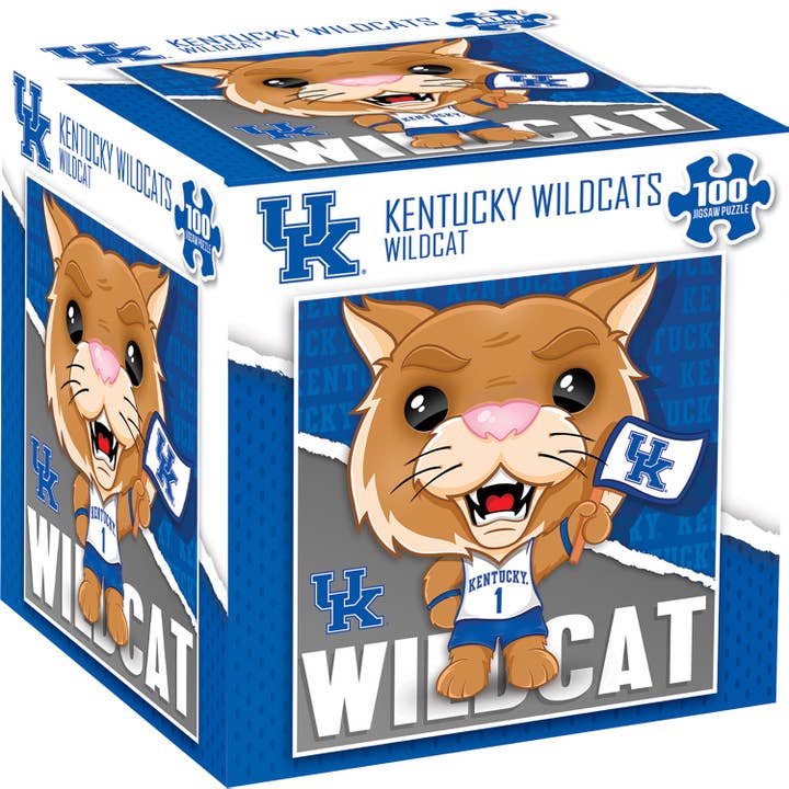 Puzzle de 100 pièces avec la mascotte des Wildcats du Kentucky - NCAA pour la vente par Masterpieces Puzzles