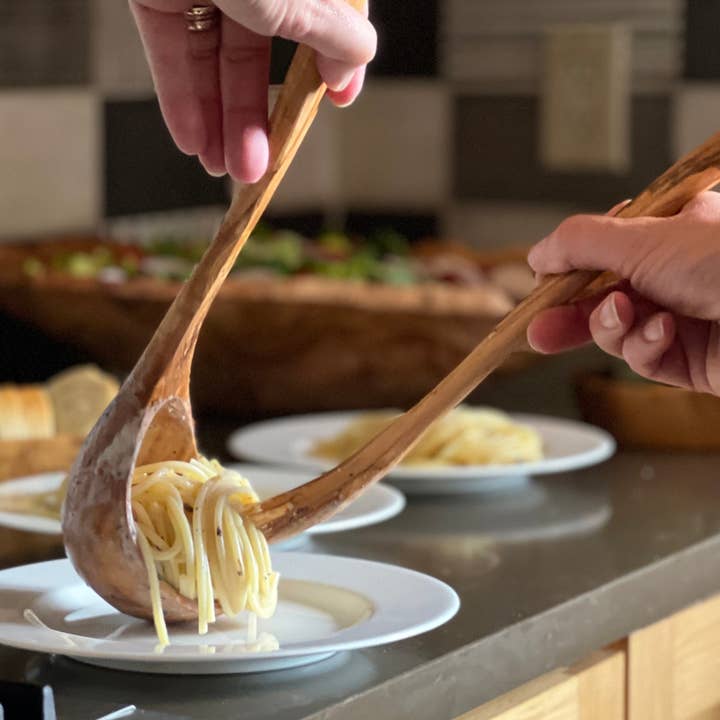 Verve Culture - Wholesale Ladle - Italian Olivewood Soup and Pasta Ladle3