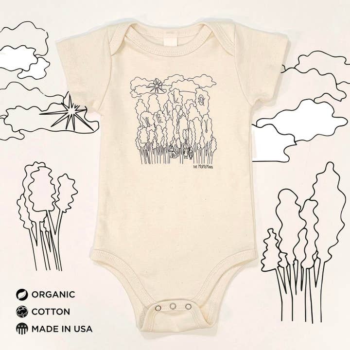 The MoMeMans - Wholesale Bodysuit (Non-Footed) - Baby - Organic Cotton Baby Onesies13