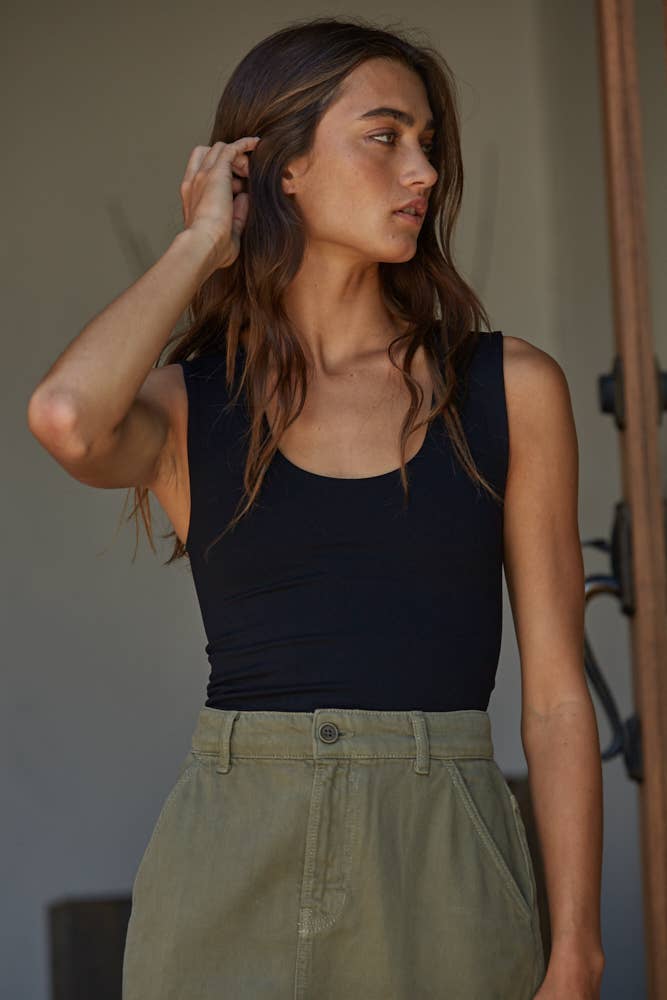 By Together – Großhandel Tanktop – Damen – S1187N | Nahtloses Top mit doppelter Lage0