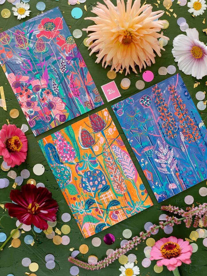 Jazz Wildflowers Postcard Pack for wholesale by Floradore