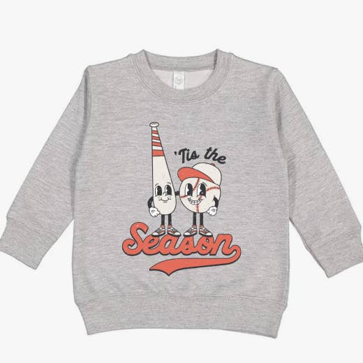 Tis The Season-Baseball Sweatshirt for wholesale by Beck + Palm