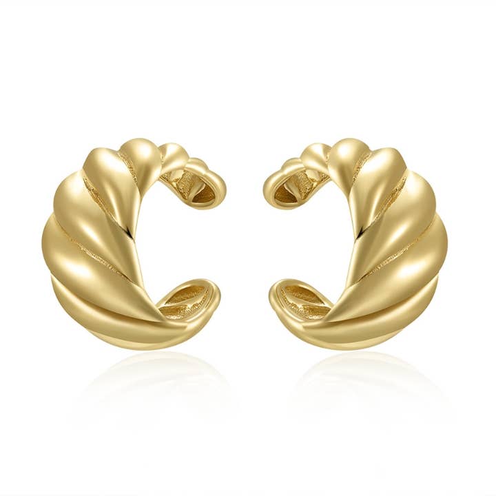 Buganto - Wholesale Cuff/wrap earrings - earcuff earring - 8*12mm - gold plated