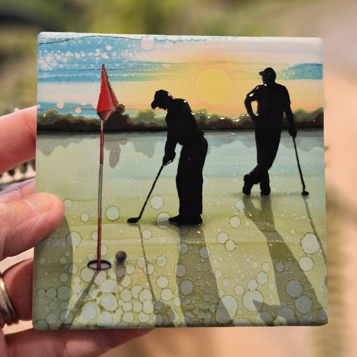 54-C Porta-copos de Golfe por atacado de By Jo Crafts