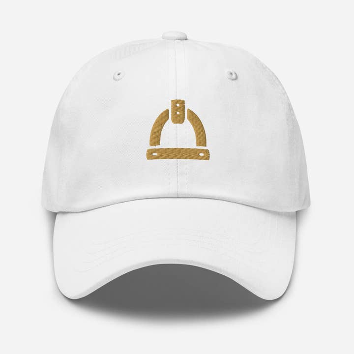 Dad hat - Stirrup - Gold for wholesale by un.sus.tain.a.ble equestrian