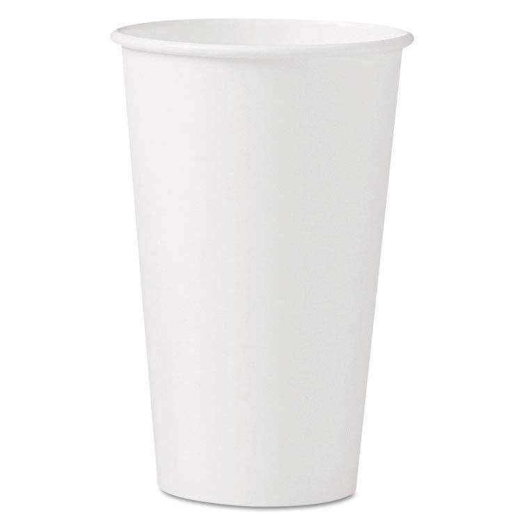 Everyday Supply Co - Wholesale Disposable Cup - 16 oz White Polycoated Hot Paper Cups, 1000/Carton0