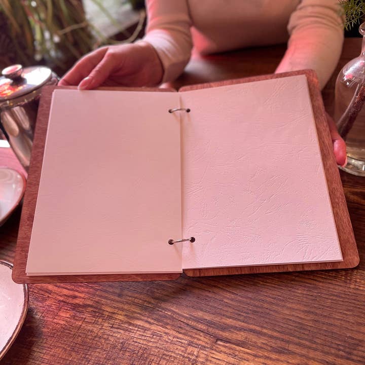 Cherish Deal - Wholesale Scrapbook - Our Story Personalised Scrapbook, Wooden Couples Memory Book4