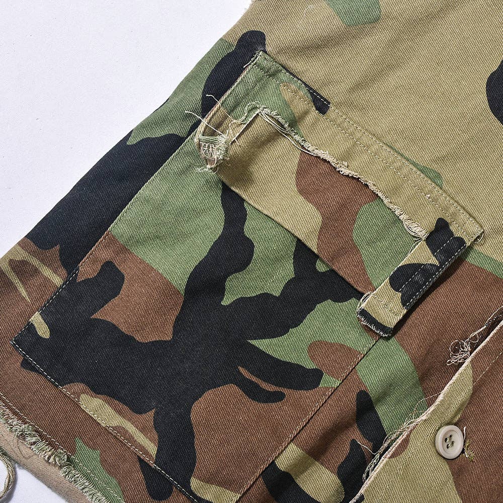 MB FASHION CAMO Cropped Sleeveless Vest with Tie Back 9185LY for wholesale on Faire12