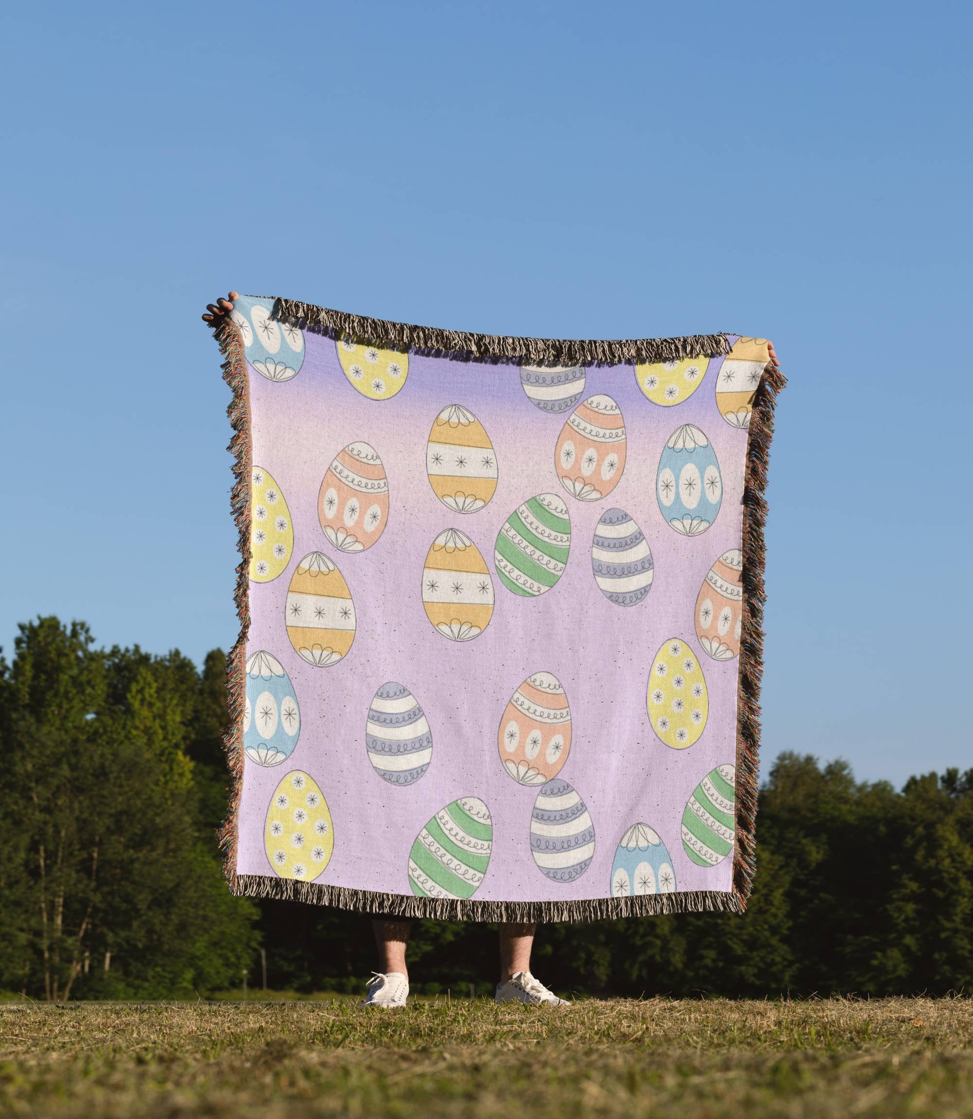 3dRose - Wholesale Throw Blanket - 3dRose, Easter Eggs, Blanket1