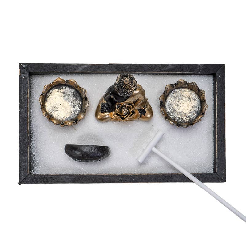 Pacific Trading - Wholesale Decorative Tabletop Object - Zen Buddha Sand Garden5