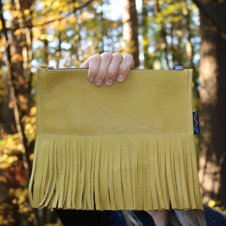 WillisKa - Wholesale Clutch Bag - Women's - Leather Fringe for Days Clutch6
