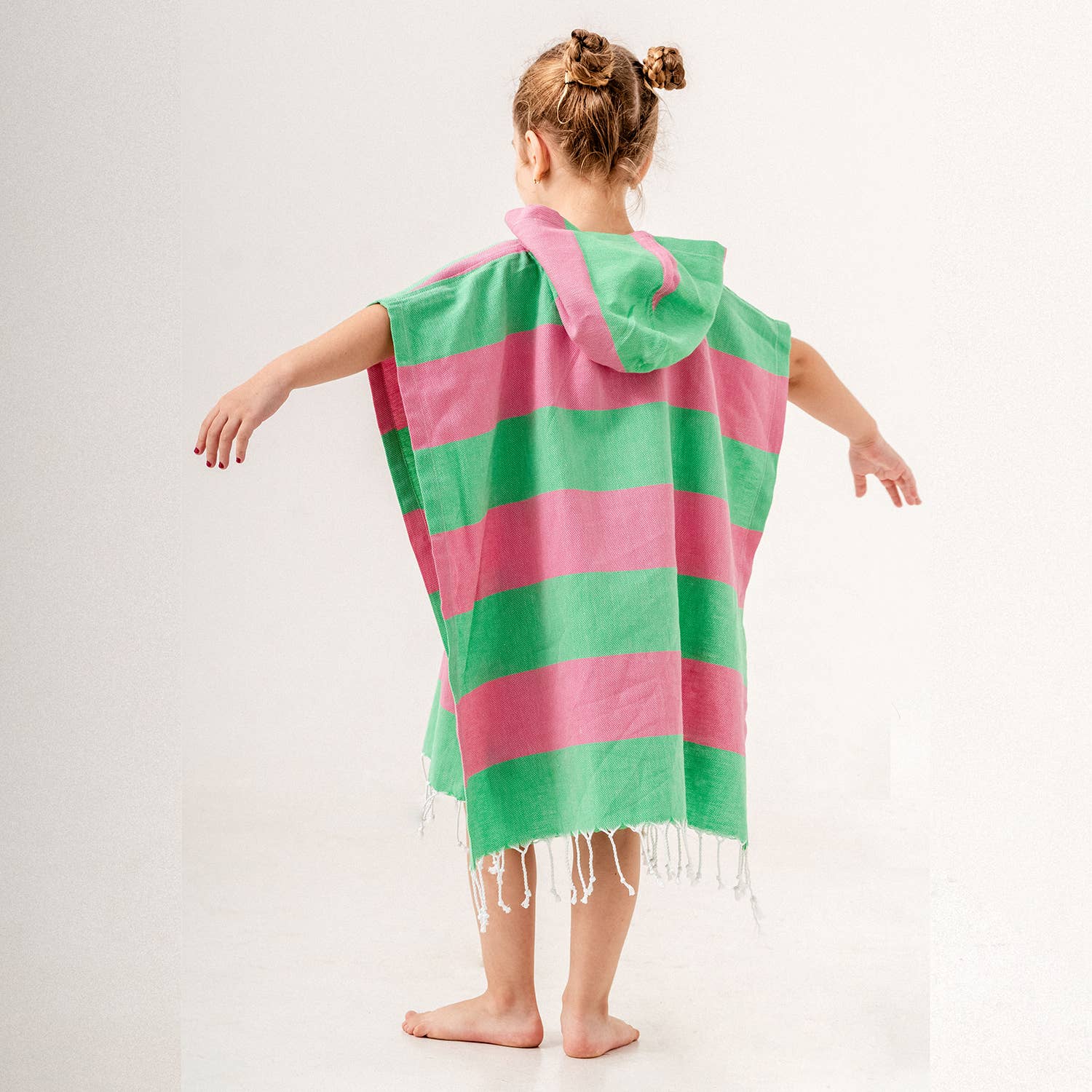 Kikoya - Wholesale Poncho Towel - Kids & Baby - Kids Summer Hooded Poncho Changing Swimming Beach Baby Towel2