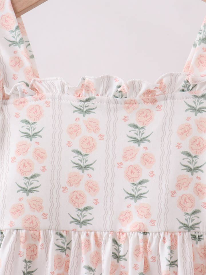 Aspen Rain Boutique - Wholesale Mommy & Me Sets - Sage floral mom&me dress5