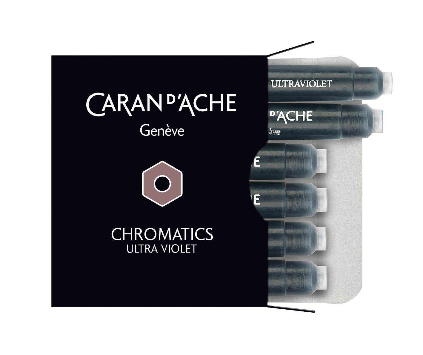 Caran d'Ache - Wholesale Writing Ink - Box of 6 Ink Cartridges CHROMATICS6
