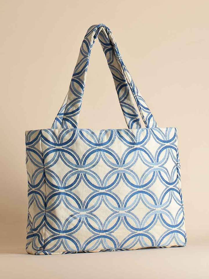 LAYLA Bag - Shopper Blu for wholesale by Lionò