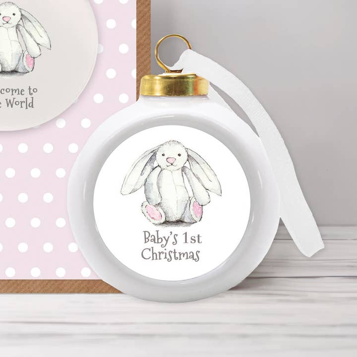 Crumble & Core - Wholesale Ornament - Hanging Christmas Decoration - Baby's 1st Christmas Keepsake1