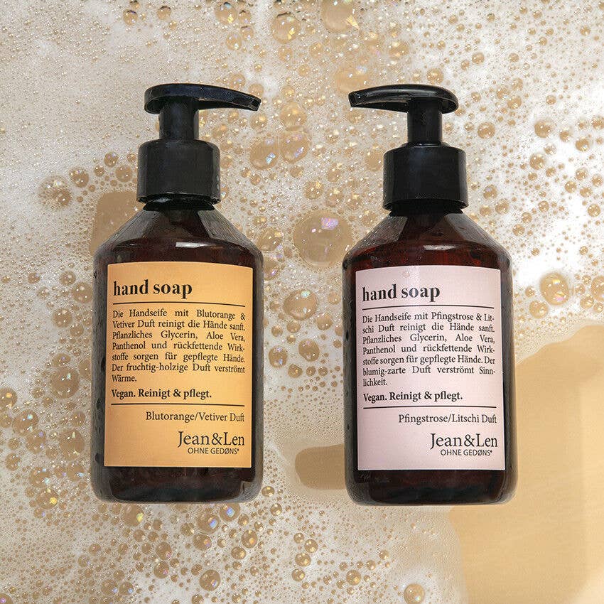 Jean & Len - Wholesale Hand Soap/Wash - Blood Orange/Vetiver Hand Soap, 250ml2