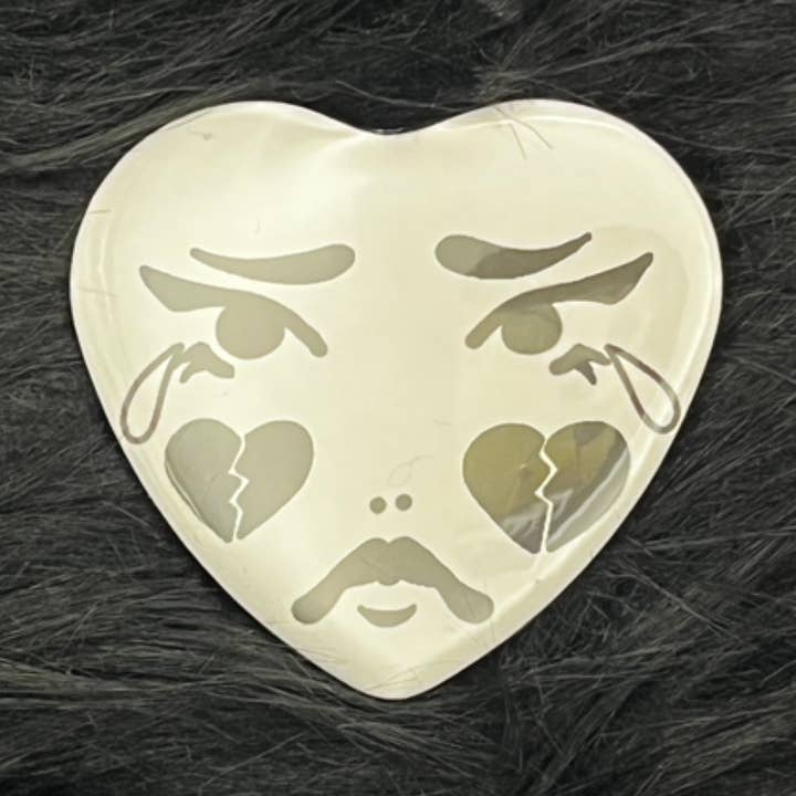 Broken Heart Pin for wholesale by Little Faun Tattoo