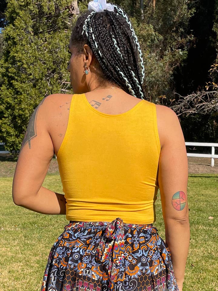 Zig Zag Asian Collection - Wholesale Tank Top - Women's - High Neck Crop Top7