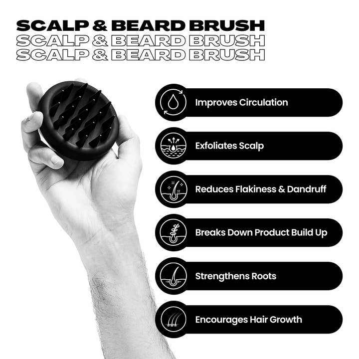 Heist – wholesale Hair brush/comb – Scalp and Beard Brush by Heist Labs4