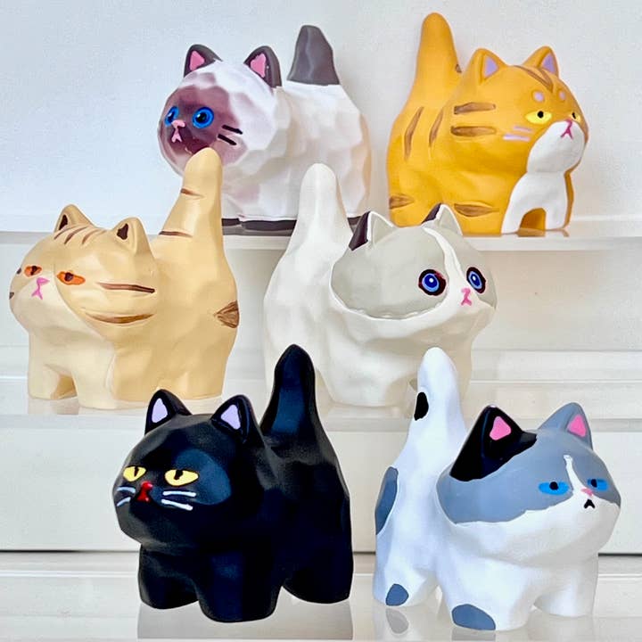71321 Cat Family Blind Box-6 for wholesale by BCmini