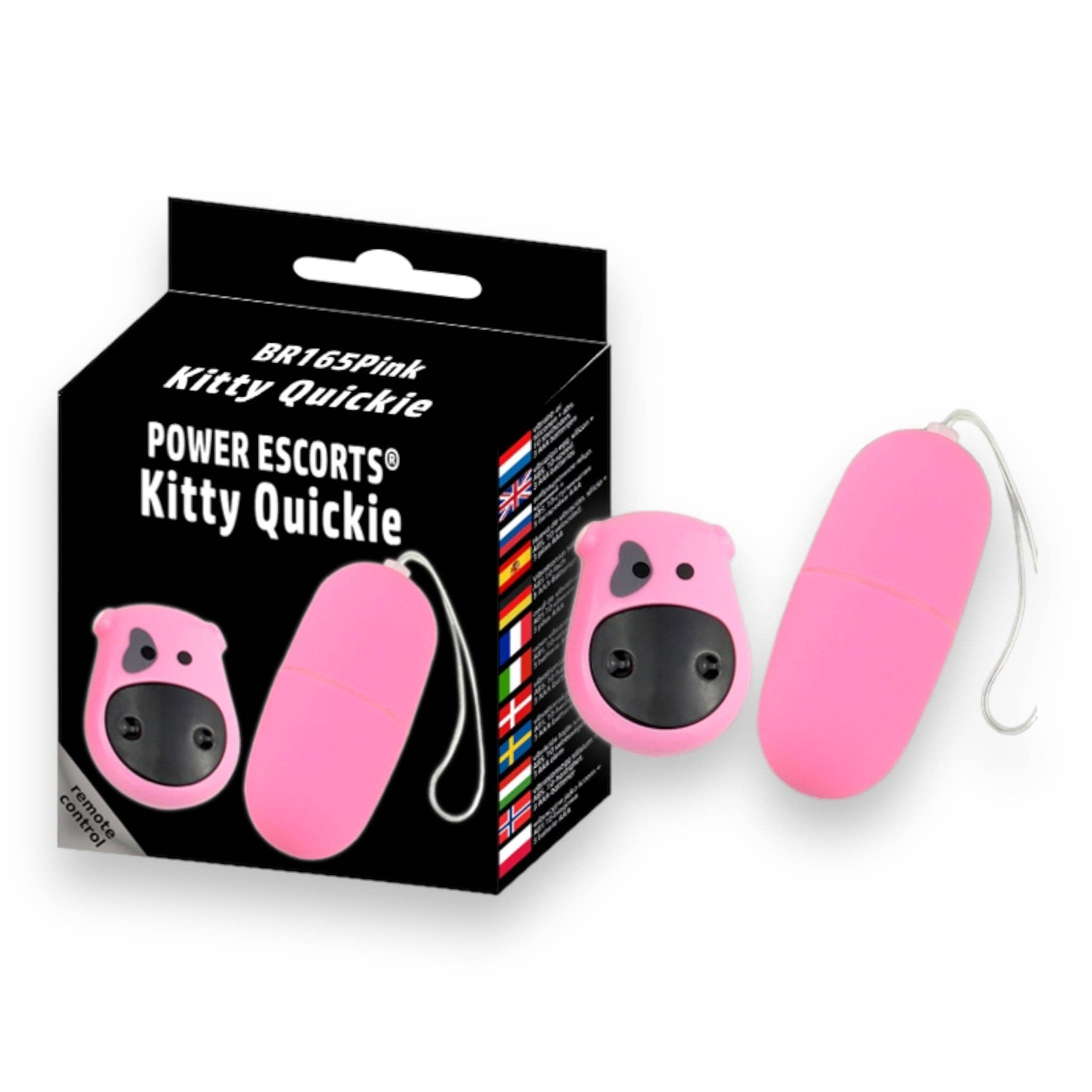 Kinky Pleasure - Wholesale Sex Toy - Power Escorts - BR165 - Kitty Quickie - Remote Egg - 10 function - 2 Colors1