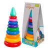 Lotus Pharmacy & Kids Boutique - Wholesale Stacking Rings Game - Baby - Educational toy "Pyramid" LUX in a box, Tigres1