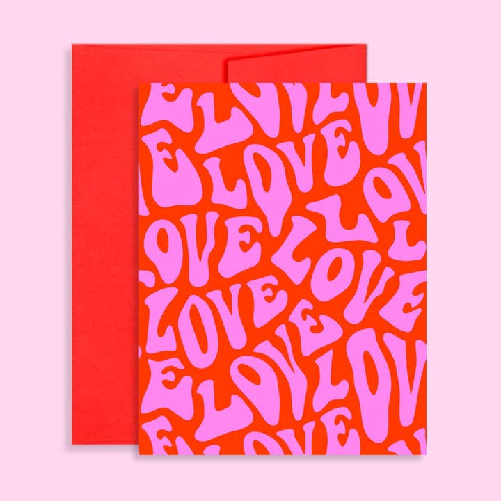 Little Viper Co - Wholesale Valentine's Day Card - Vibey Love Valentine’s Day Card0