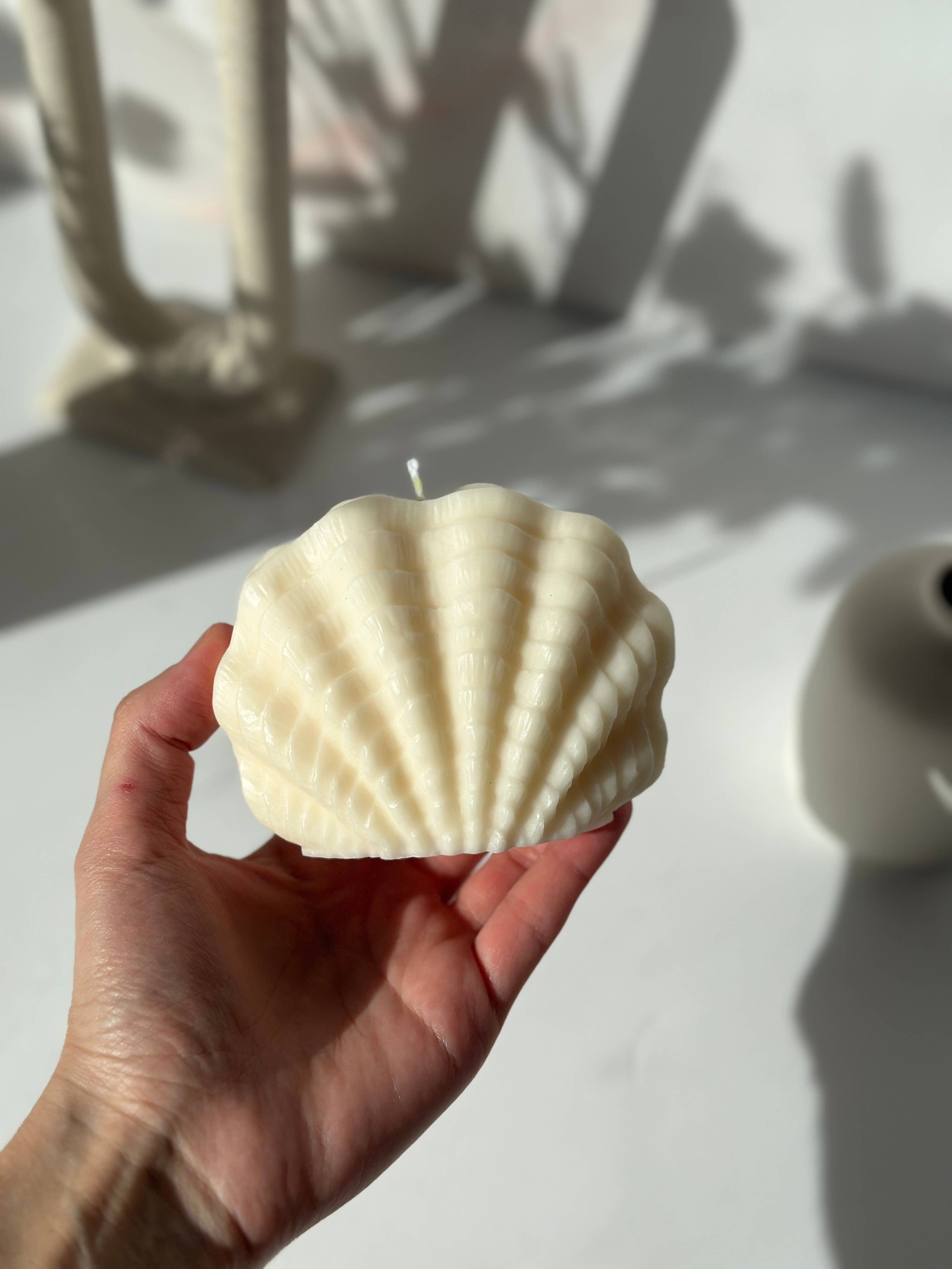 DE LA MUSHKA - Wholesale Novelty Candle - Shell | Summer Decor | Scented Candles | Home Decor | Gifts1
