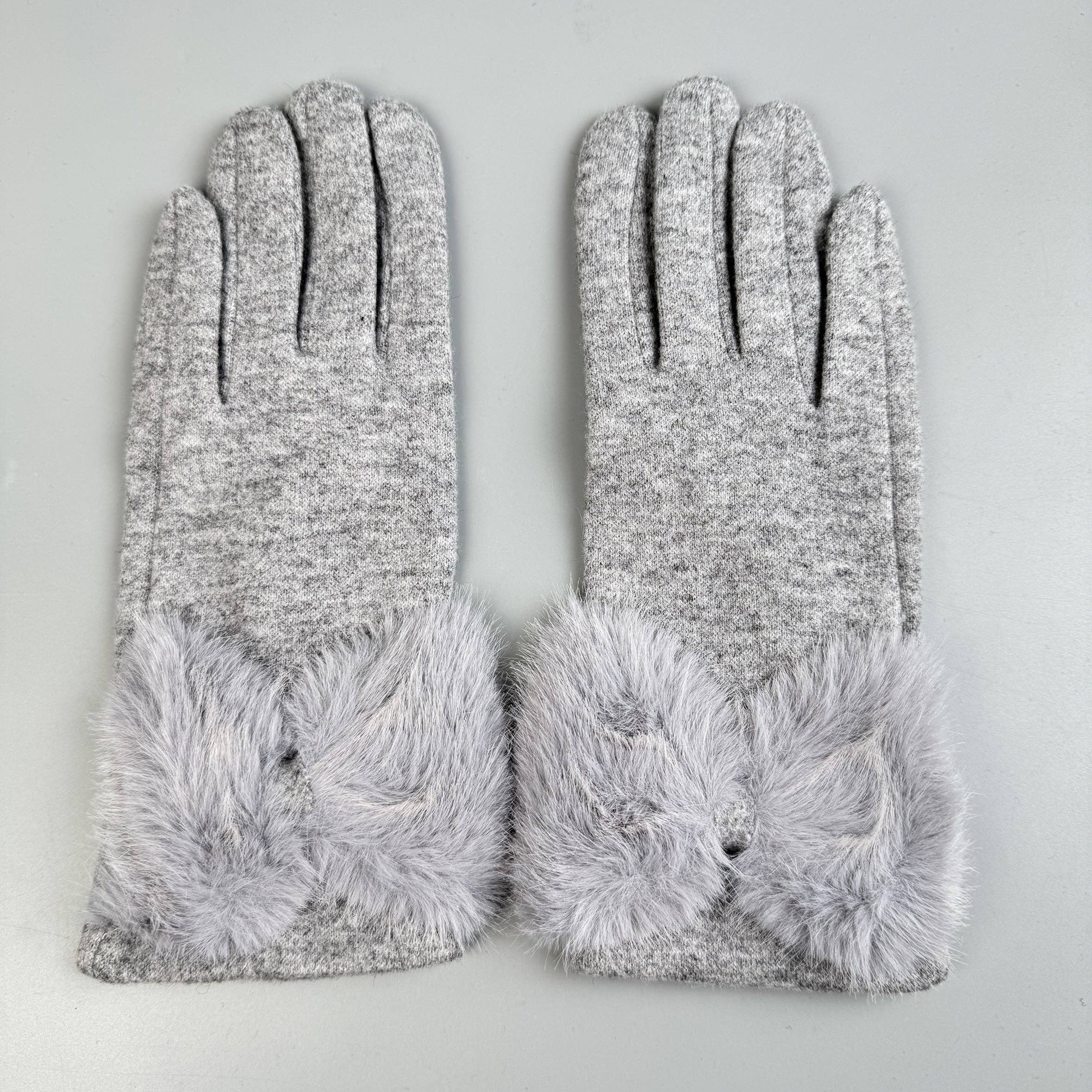 Ole - Venta al por mayor Guantes - Mujer - Guantes de Pantalla Táctil con Lazo de Piel Sintética GL00596